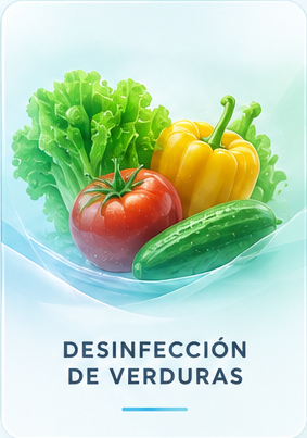 Desinfección de verduras